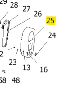 Remskærm Efge200/220